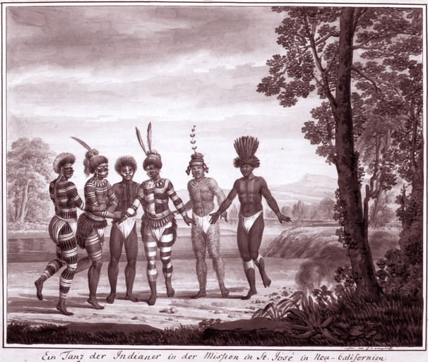 Muwekma Ohlone Indian Dancers at Mission Jose in Fremont, CA
Rezanov / Langsdorff Expedition, circa 1806