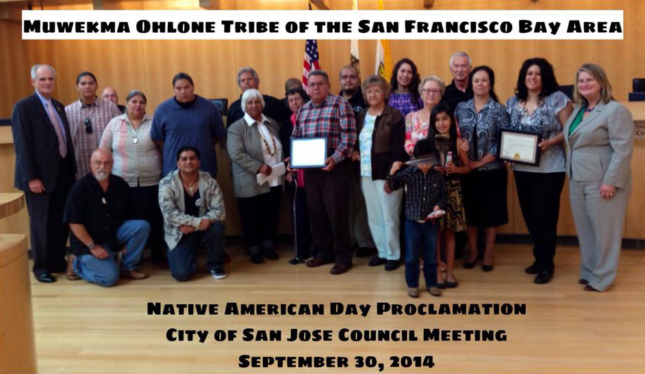 Native American Day Proclamation from the City of San Jose Council September 30, 2014