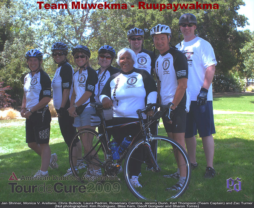 Team Muwekma - Ruupaywakma Tour De Cure 2009